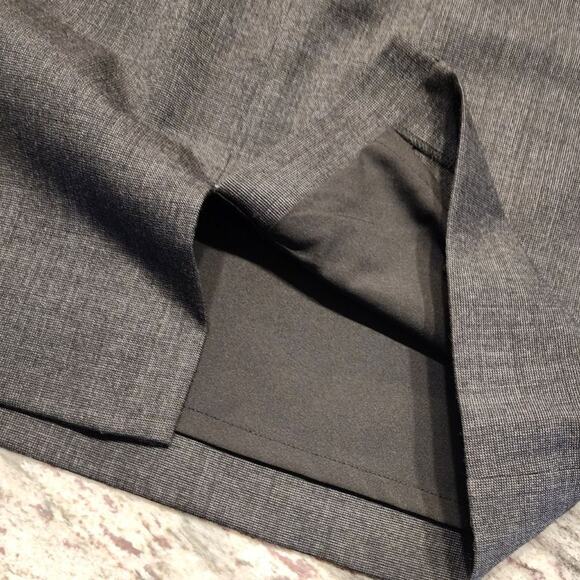 ELIE Tahari virgin wool blend Grey tweed? Pencil skirt size 2‎ - Picture 2 of 8